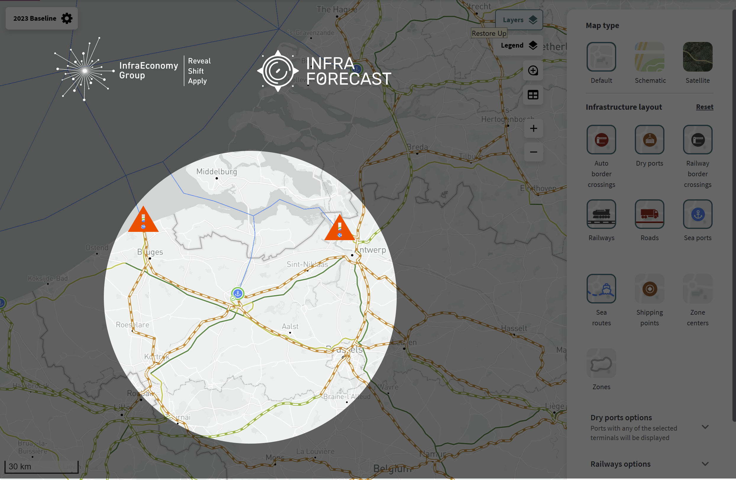 A nationwide strike in Belgium