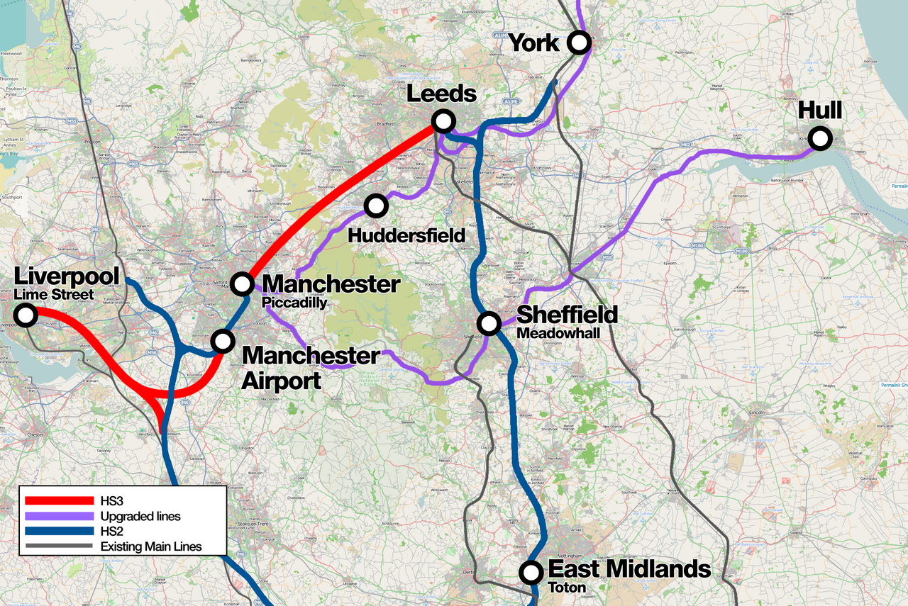 UK commits £45bn to Northern Powerhouse Rail to reshape northern connectivity and freight flows